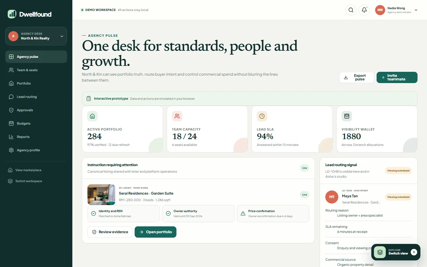 Agency Desk