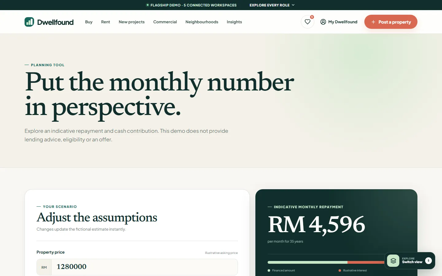 Mortgage calculator