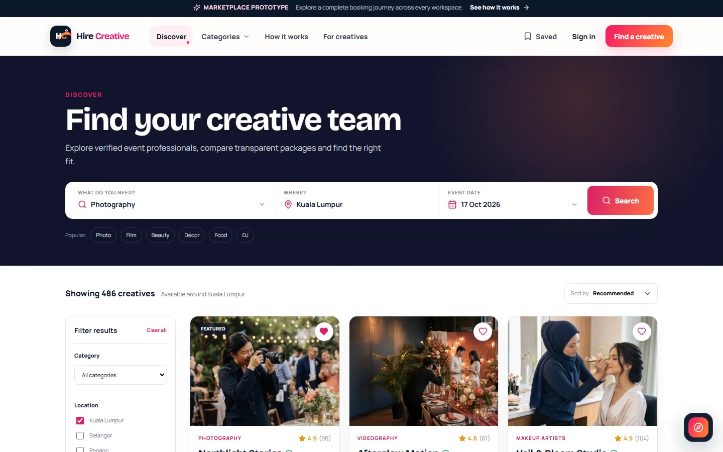 Discovery across fourteen categories