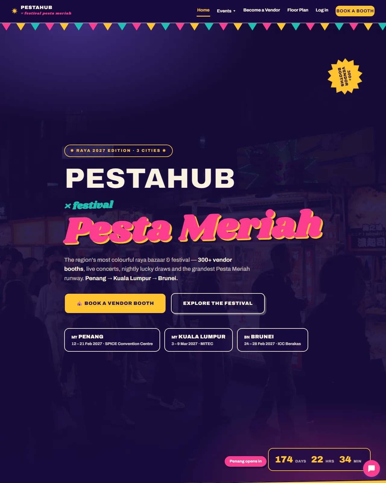 PestaHub — website design by Perfect Design
