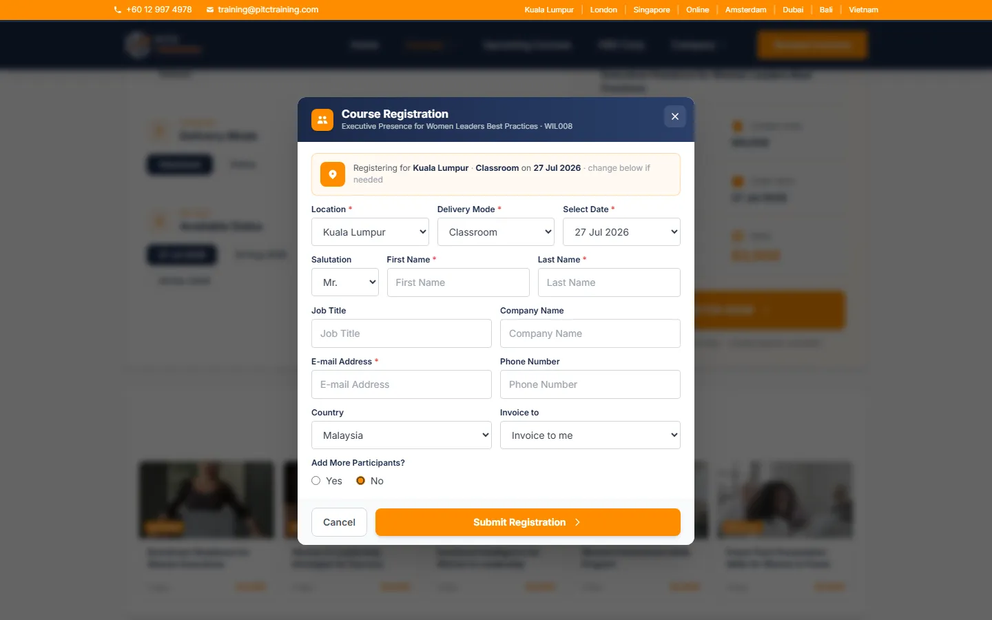 Every enquiry lands in Zoho CRM